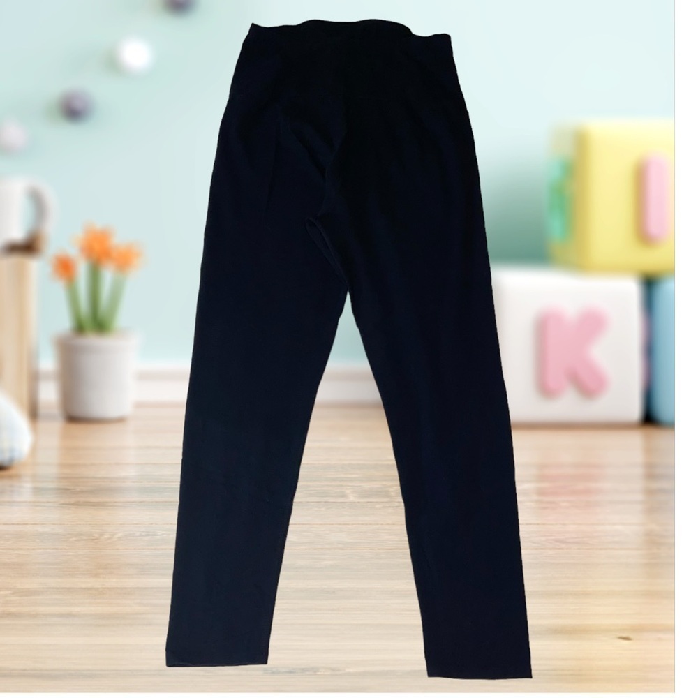 Sonoma Women’s Maternity Leggings size Large Black Cotton blend
